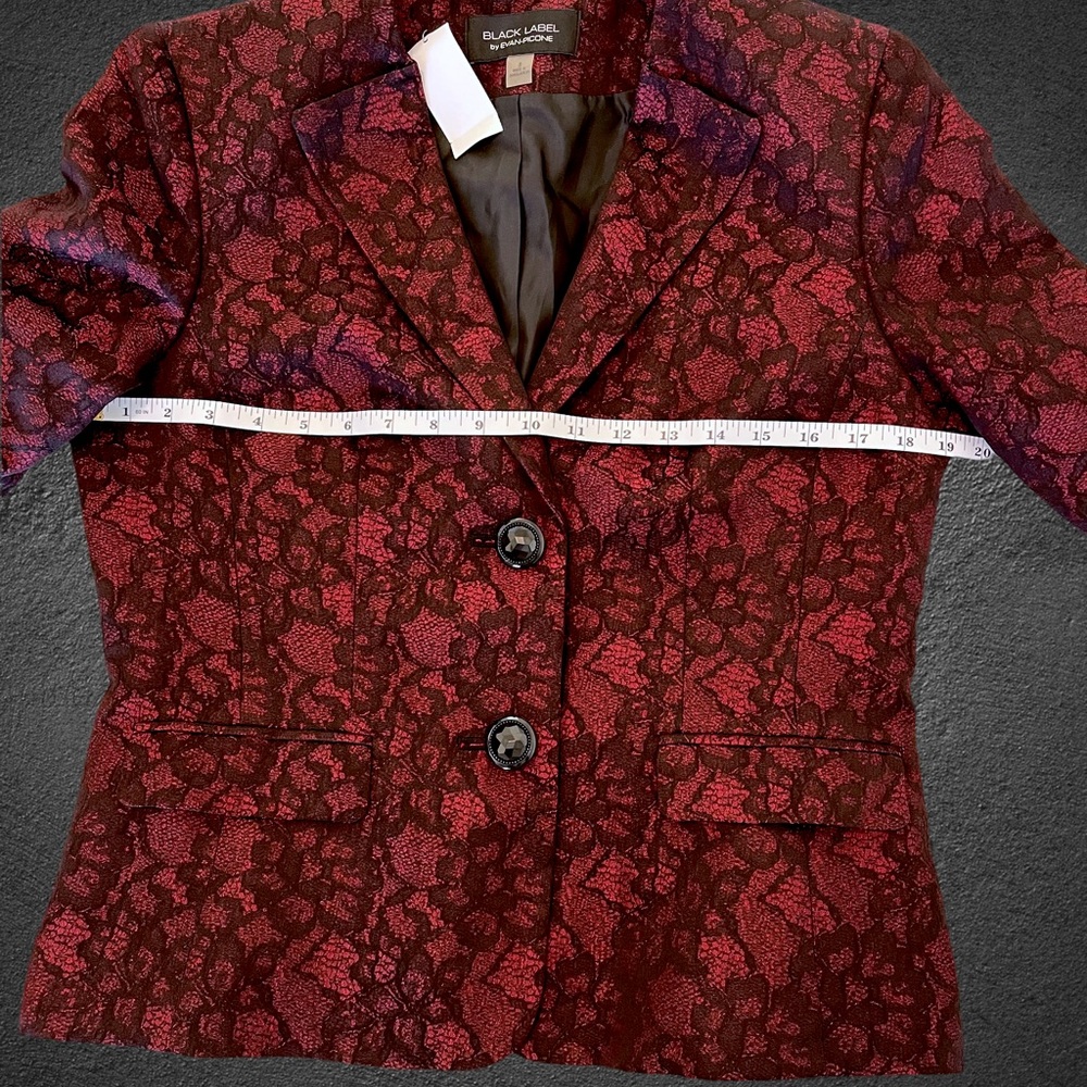 Evan Picone Black Label Victorian Design Blazer - Picture 8 of 10